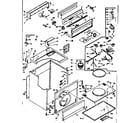 Kenmore 1106617820 machine sub-assembly diagram