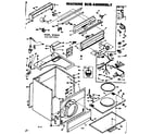 Kenmore 1106617821 machine sub-assembly diagram