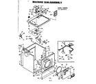 Kenmore 1106618251 machine sub-assembly diagram