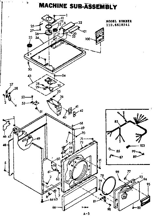 Machine sub-assembly