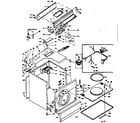 Kenmore 1106618700 machine sub-assembly diagram