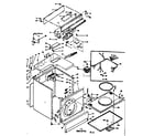 Kenmore 1106618701 machine sub-assembly diagram