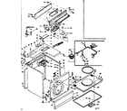 Kenmore 1106618702 machine sub-assembly diagram