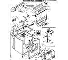 Kenmore 1106618801 machine sub-assembly diagram