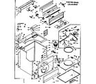 Kenmore 1106618810 machine sub-assembly diagram