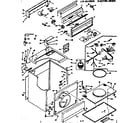 Kenmore 1106618820 machine sub-assembly diagram