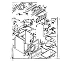 Kenmore 1106618830 machine sub-assembly diagram