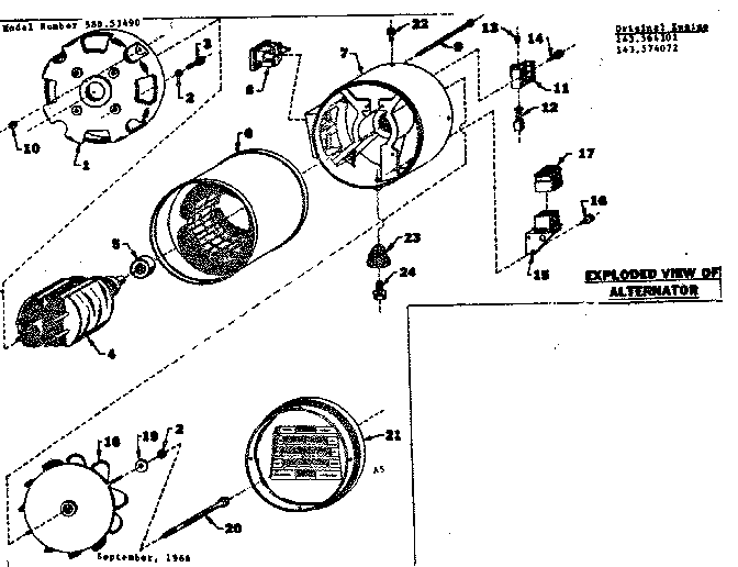 Rotor and stator assembly