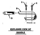 Craftsman 58053490 handle diagram
