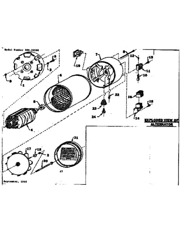Rotor and stator assembly