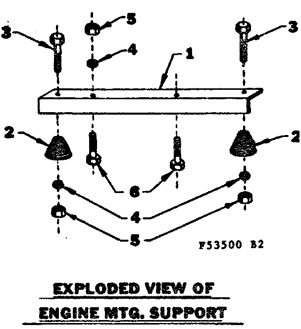 ENGINE MOUNTING SUPPORT