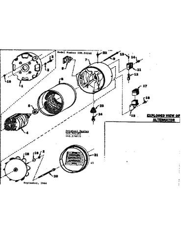 Rotor and stator assembly