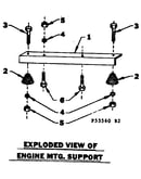Engine mounting support
