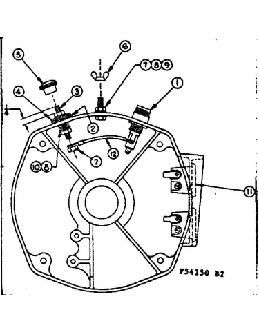 Rear bearing carrier assembly w/battery charging terminals