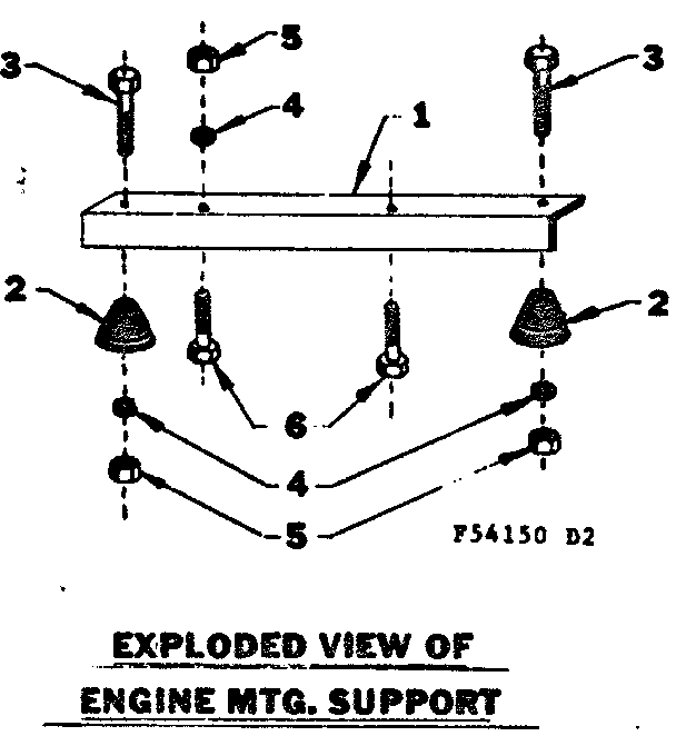 Engine mounting support