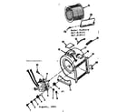 Kenmore 867818511 blower assembly diagram
