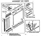 Kenmore 10666190 accessory kit parts diagram