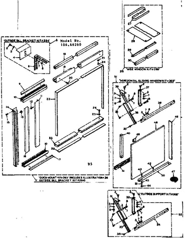 Accessory kit parts