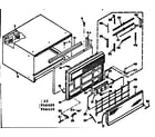 Kenmore 10666420 cabinet parts diagram