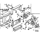 Kenmore 10666400 air flow parts diagram