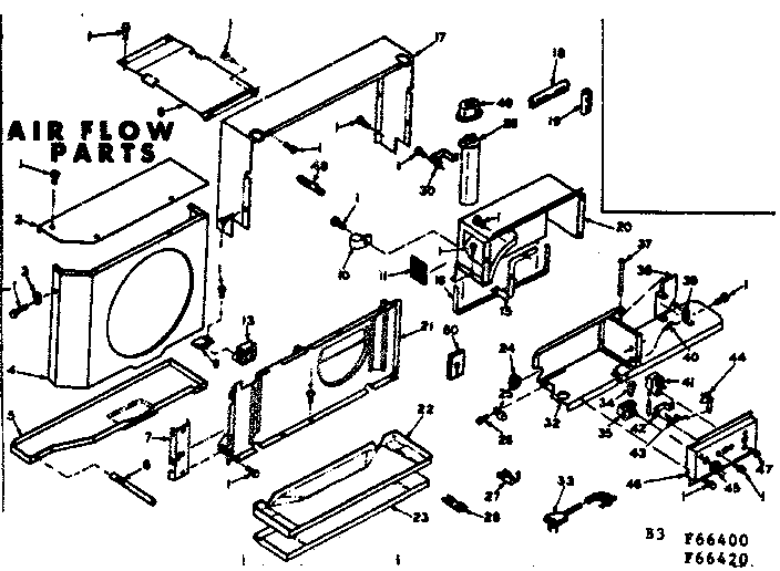 Air flow parts