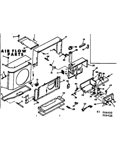 Air flow parts