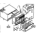 Kenmore 10666460 cabinet parts diagram