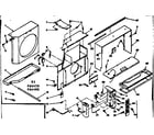 Kenmore 10666450 air flow parts diagram