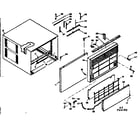 Kenmore 10666490 cabinet parts diagram