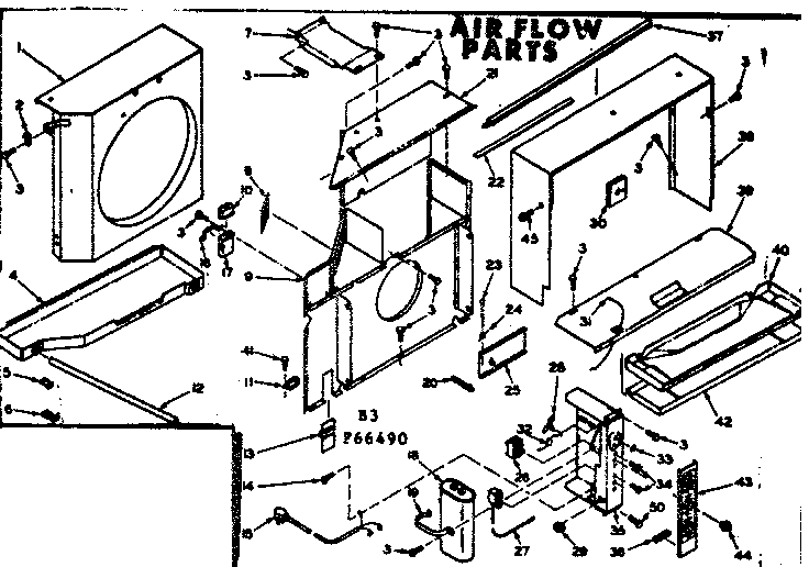 Air flow parts