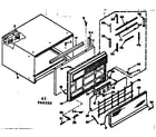 Kenmore 10666500 cabinet parts diagram