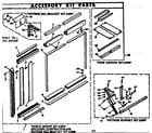 Kenmore 10666600 accessory kit parts diagram