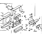 Kenmore 10666601 air flow parts diagram