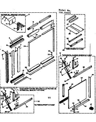 Accessory kit parts