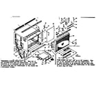 Kenmore 10666621 cabinet parts diagram
