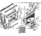 Kenmore 10666640 cabinet parts diagram