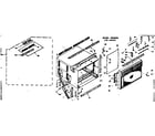 Kenmore 10666660 cabinet parts diagram