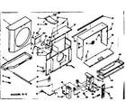 Kenmore 10666680 air flow parts diagram