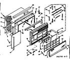 Kenmore 10666700 cabinet parts diagram