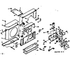 Kenmore 10666700 air flow parts diagram