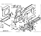 Kenmore 10666740 air flow parts diagram