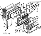 Kenmore 10666770 cabinet parts diagram