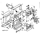 Kenmore 10666770 air flow parts diagram