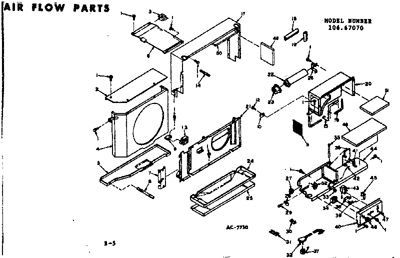 Air flow parts