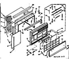 Kenmore 10667130 cabinet parts diagram