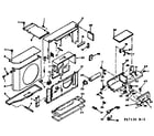 Kenmore 10667130 air flow parts diagram