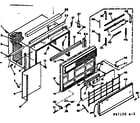 Kenmore 10667150 cabinet parts diagram