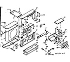 Kenmore 10667150 air flow parts diagram
