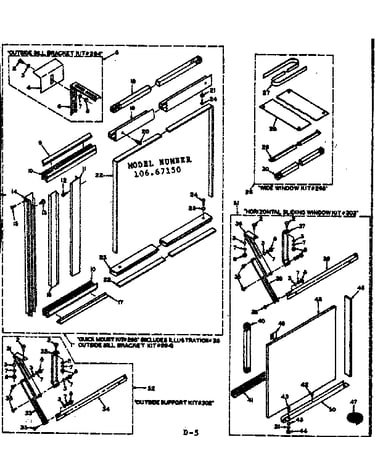 Accessory kit parts