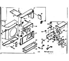 Kenmore 10667160 air flow parts diagram